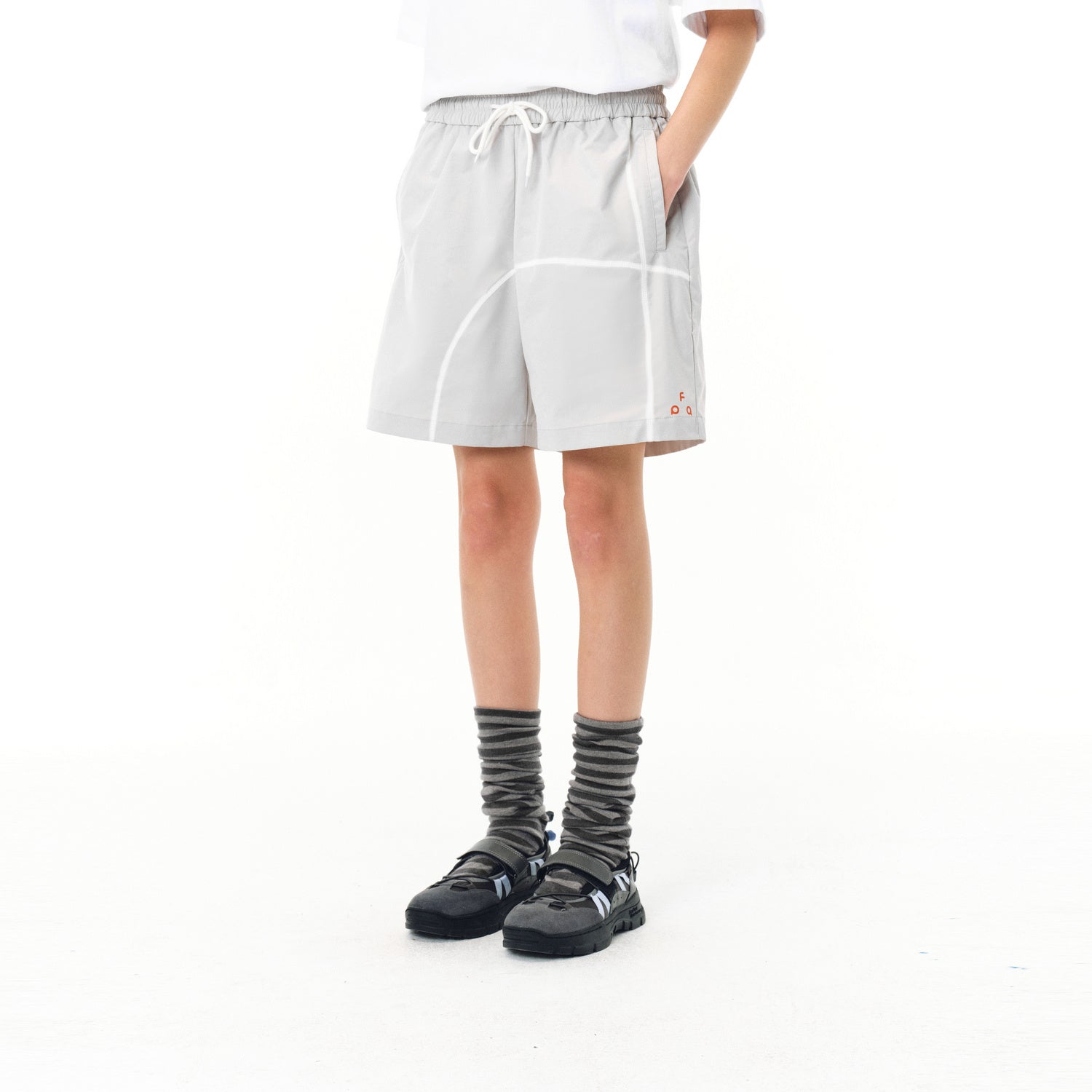Retro Popular Functional Drawstring Shorts Beach Pants