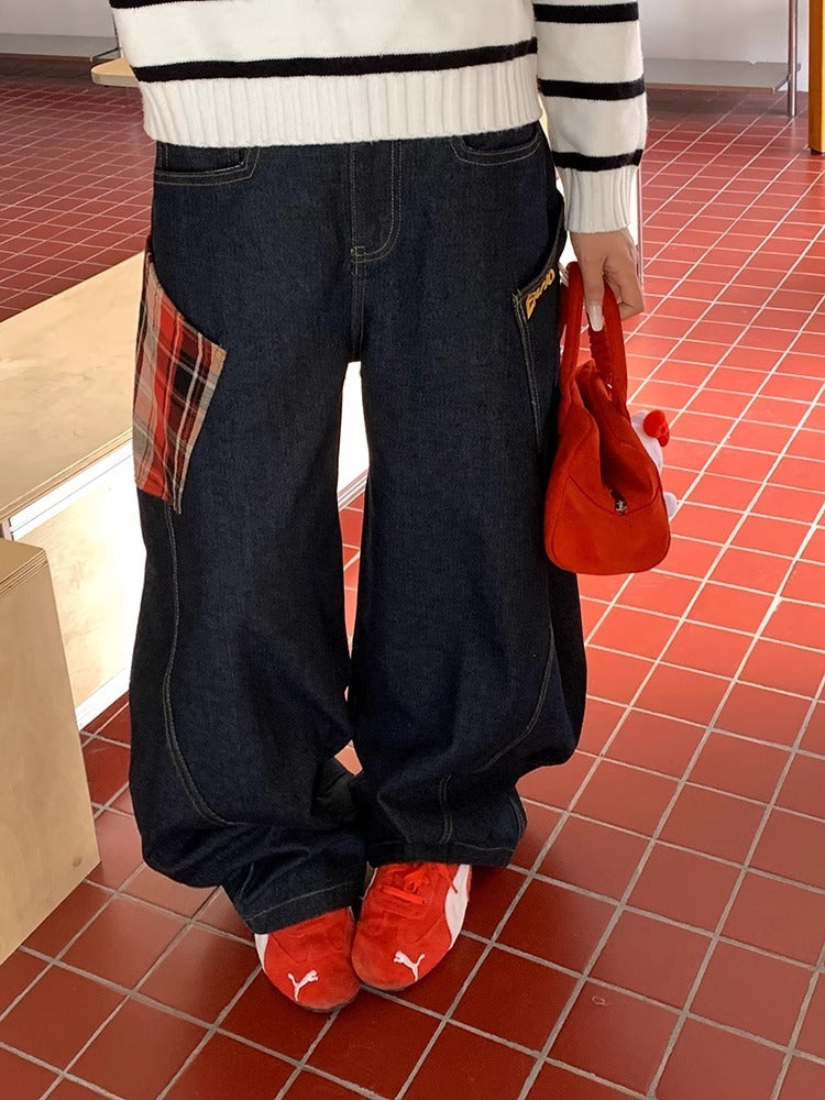 Spring And Autumn Loose Retro Casual Pants