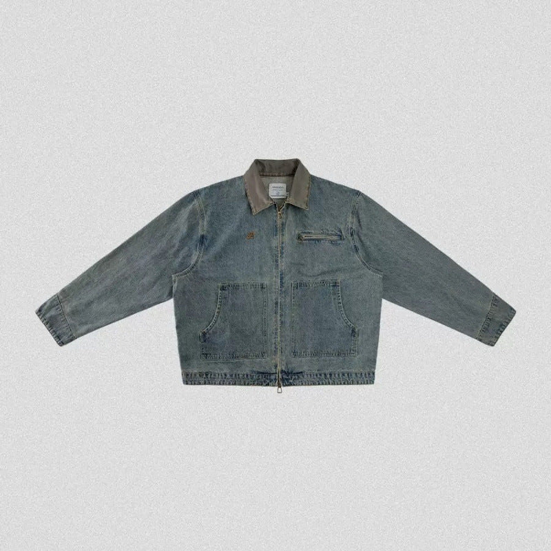 American Retro Detroit Jacket Hart Overalls Men