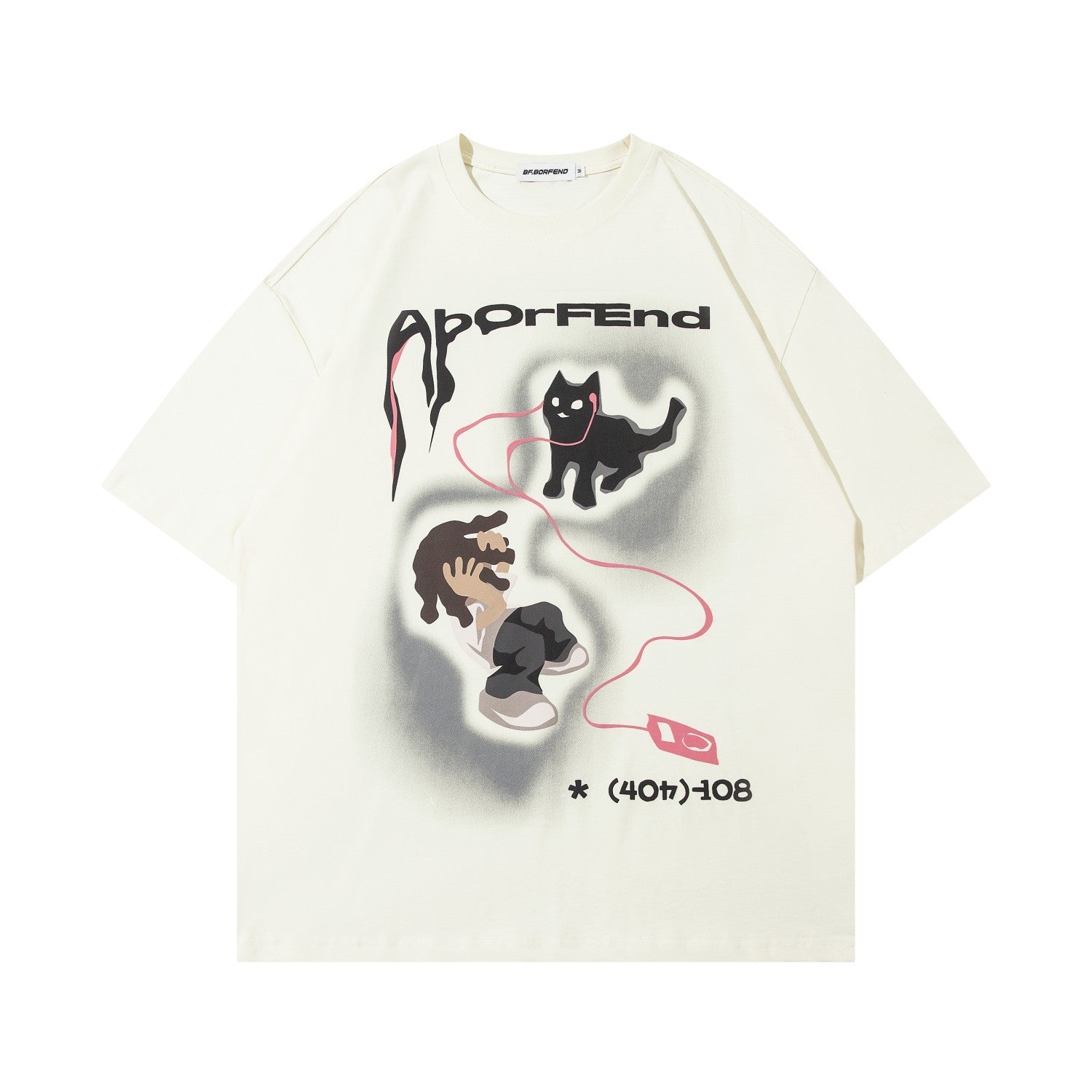 Round Neck Short Sleeve T-shirt Men And Women Loose