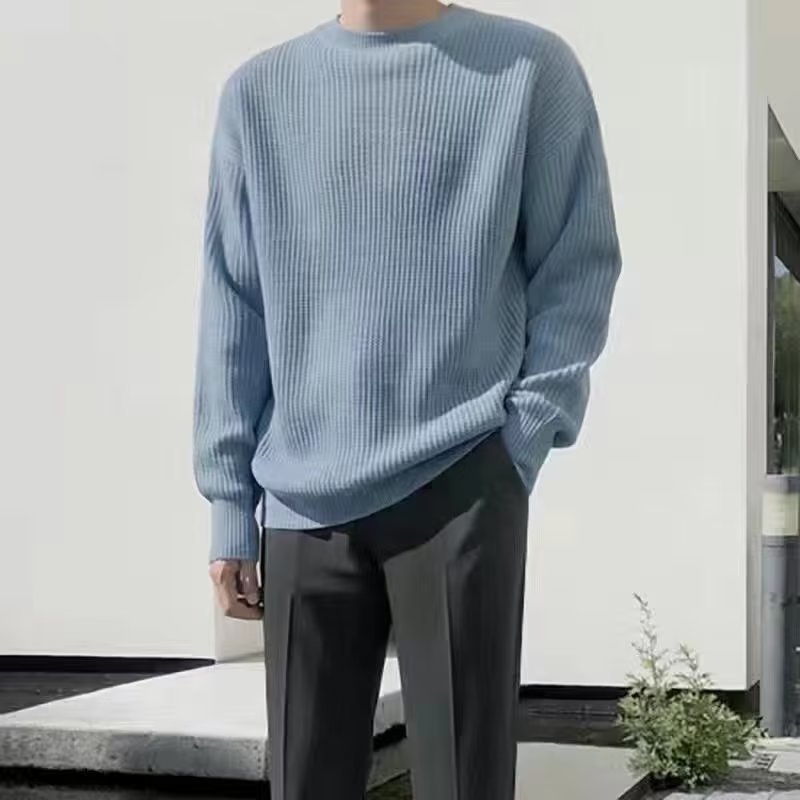 Loose Casual Retro Trendy Underwear Crew Neck Sweater