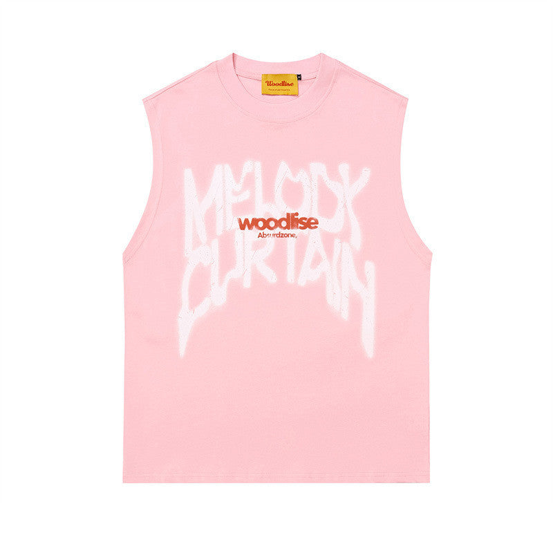 Men's And Women's Summer Sports Undershirt Vest T-shirt