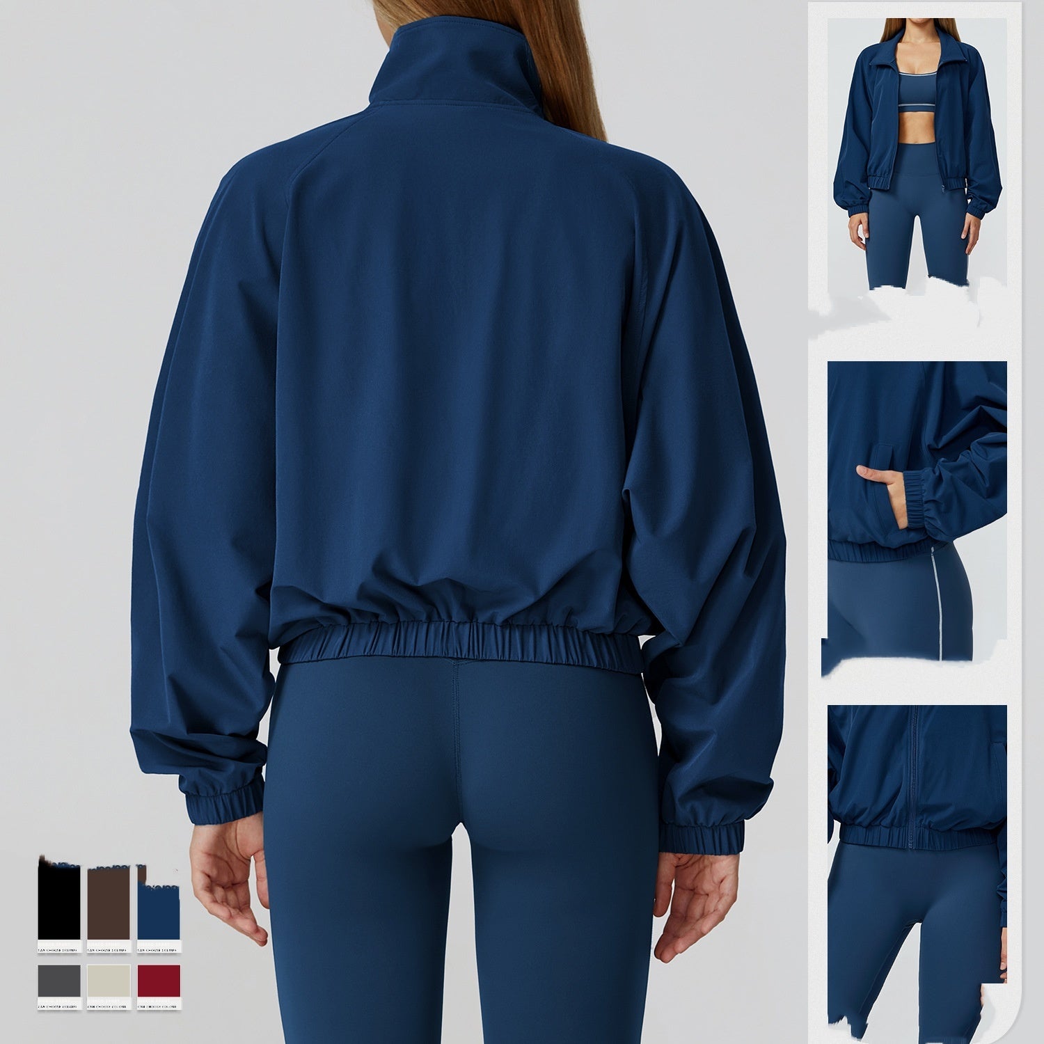 European And American Quick-drying Stand Collar Sports Jacket