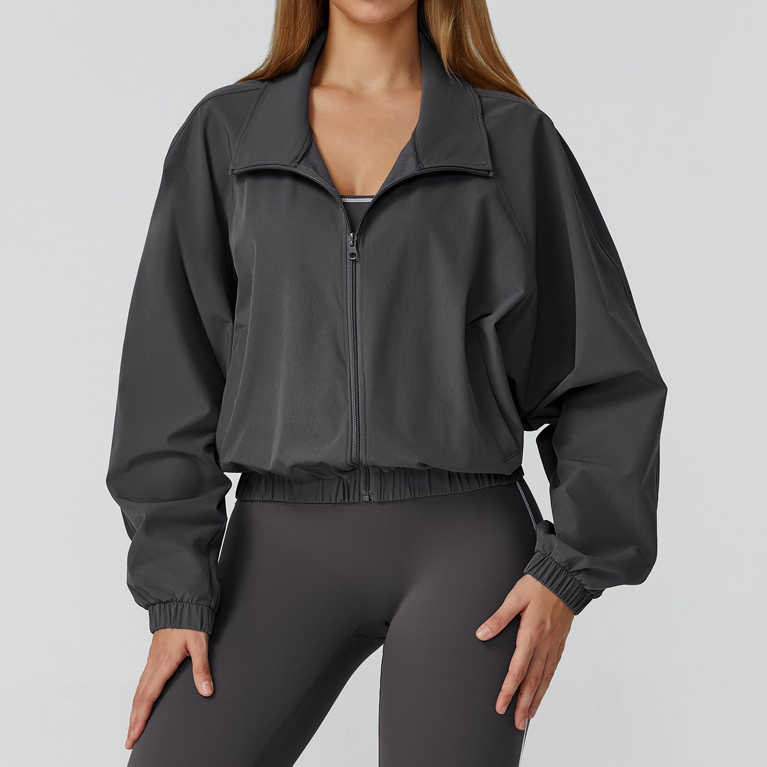 European And American Quick-drying Stand Collar Sports Jacket