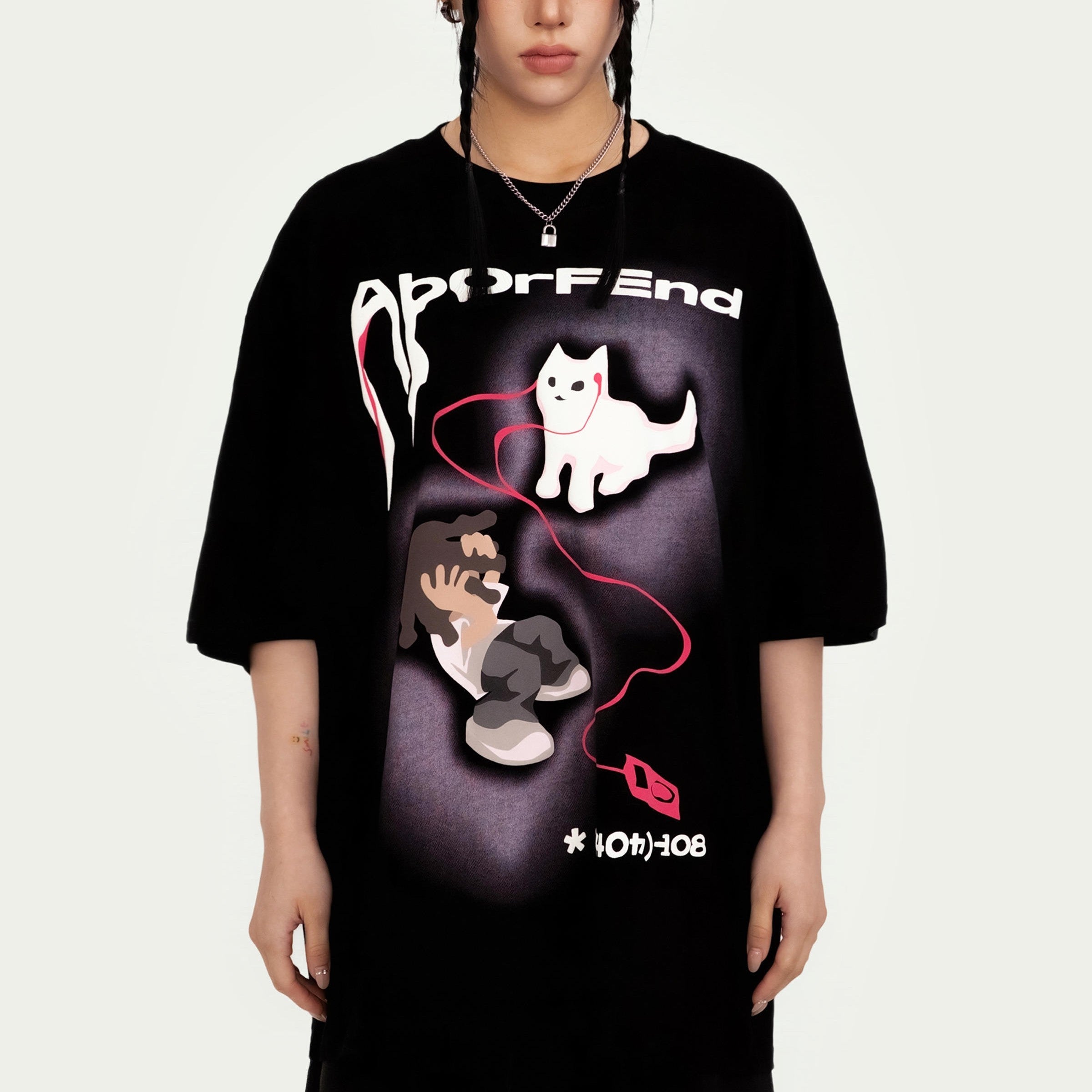Round Neck Short Sleeve T-shirt Men And Women Loose