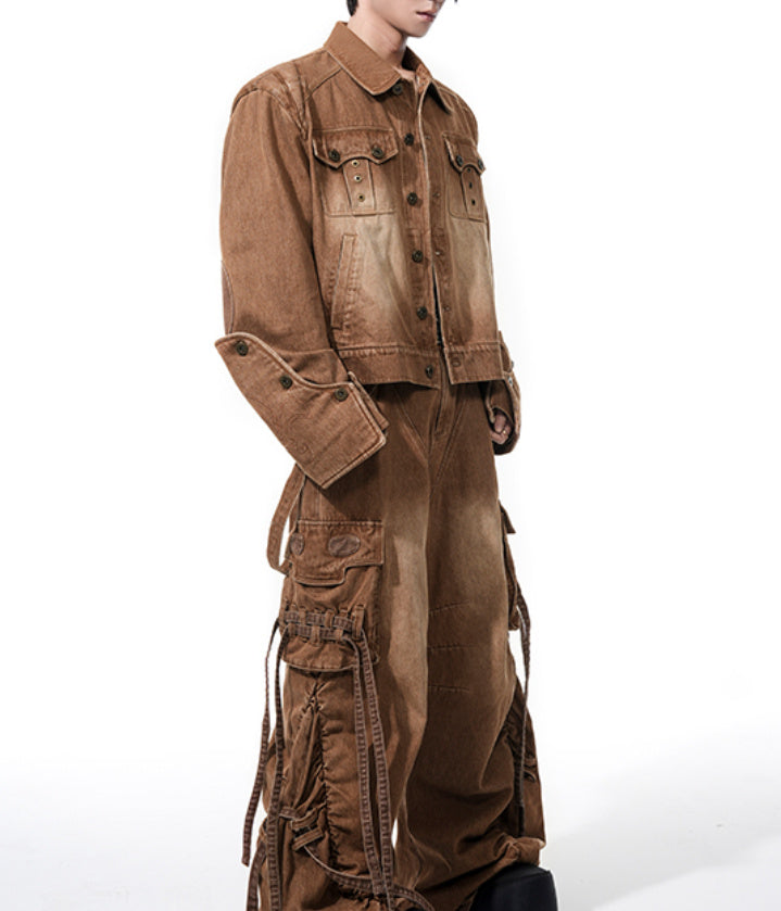 Vintage Denim Men's Spring Short Jacket