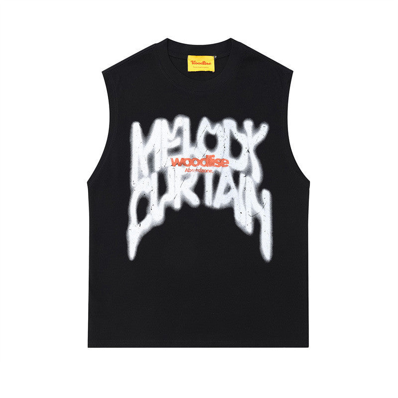 Men's And Women's Summer Sports Undershirt Vest T-shirt