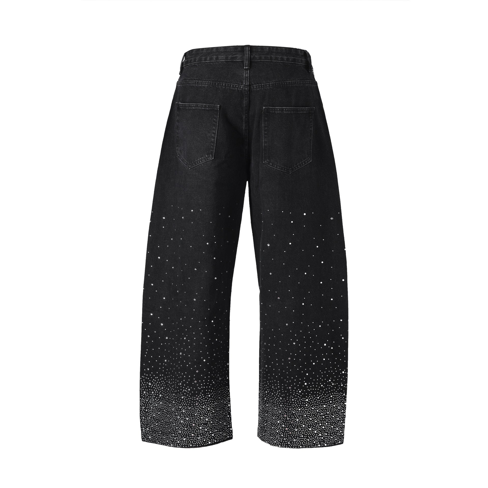 European And American High Street Loose-fitting Wide-leg Trousers
