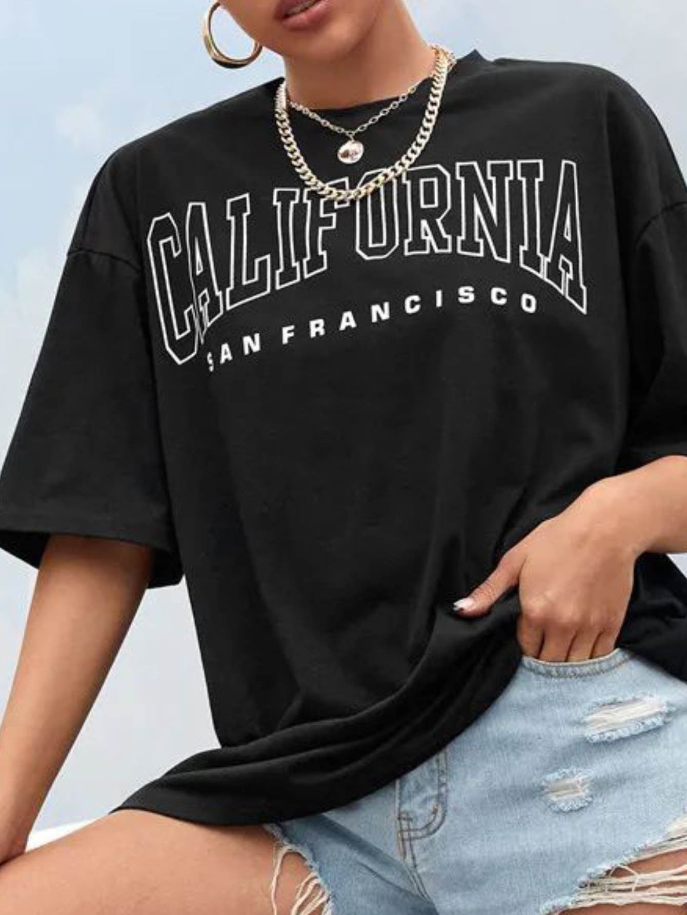 Printed Breathable Simple Casual Loose Short Sleeves Plus Size T-shirt