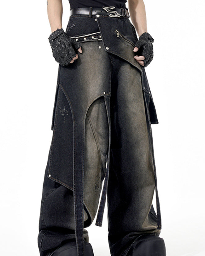 Original Niche Deconstruction Worn Jeans