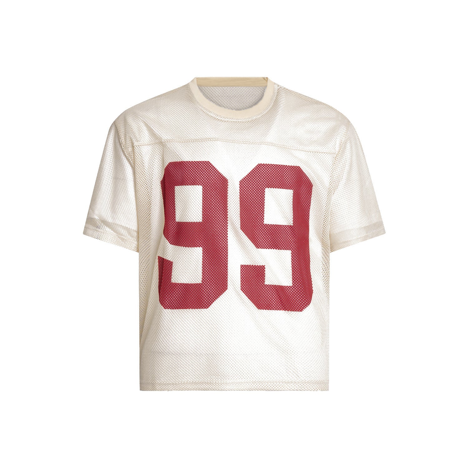 Grid Short Sleeve Hip Hop Rap Trendy Breathable Bottoming Shirt
