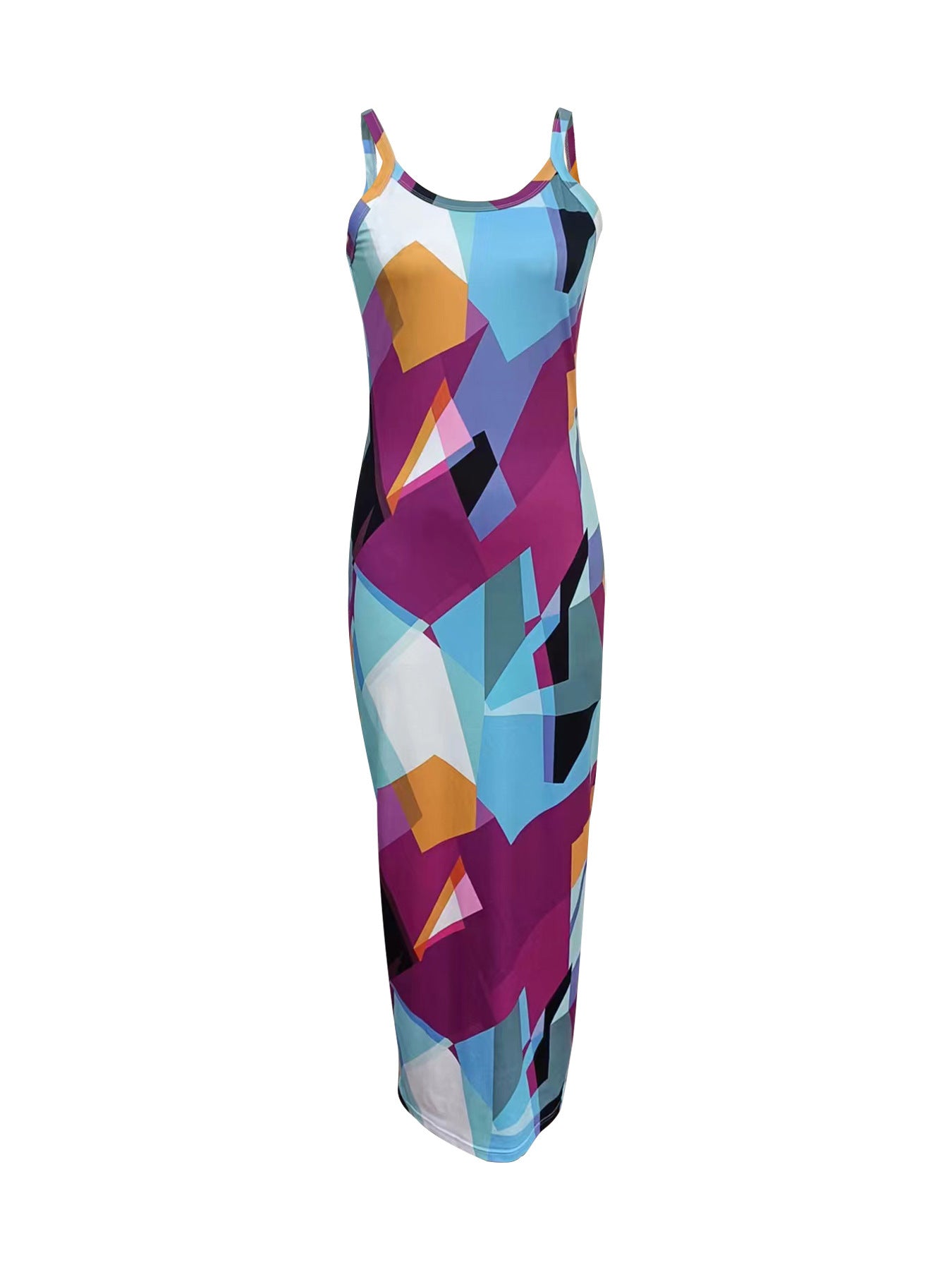 Summer New Suspender Slim Fit Slimming Long Dress