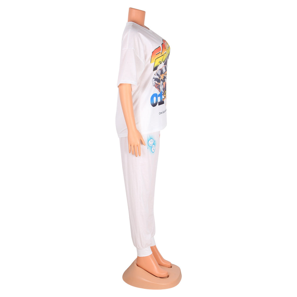 Sports And Leisure Loose Women Top T-Shirt