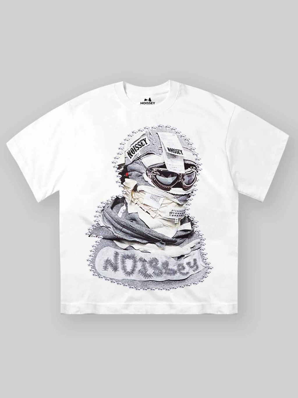 Street Vacation Style Hip Hop Pick-up Printed Loose T-shirt