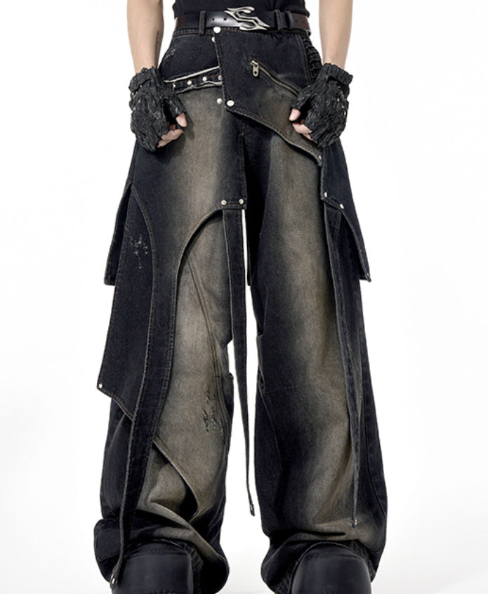 Original Niche Deconstruction Worn Jeans