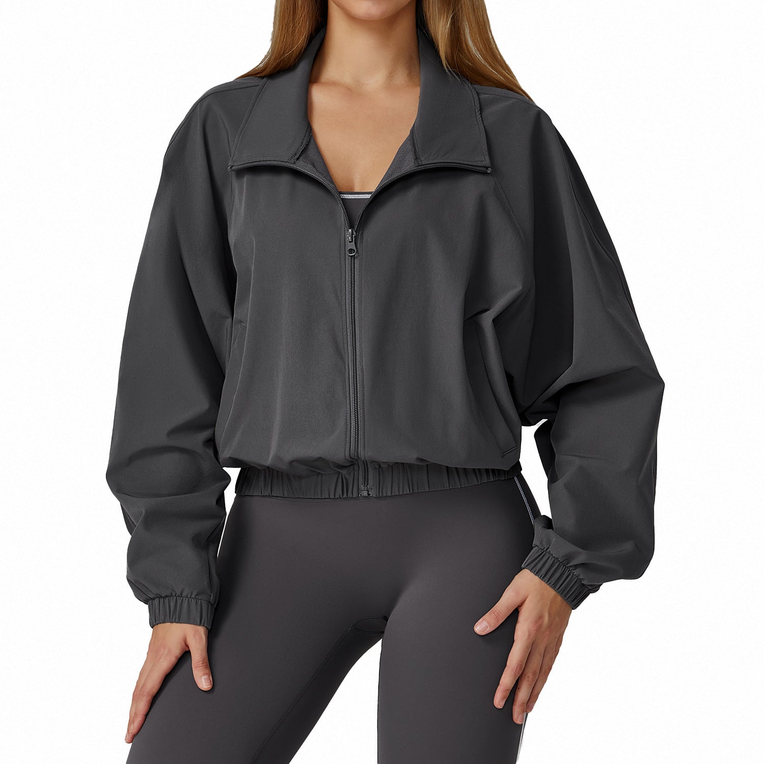 European And American Quick-drying Stand Collar Sports Jacket