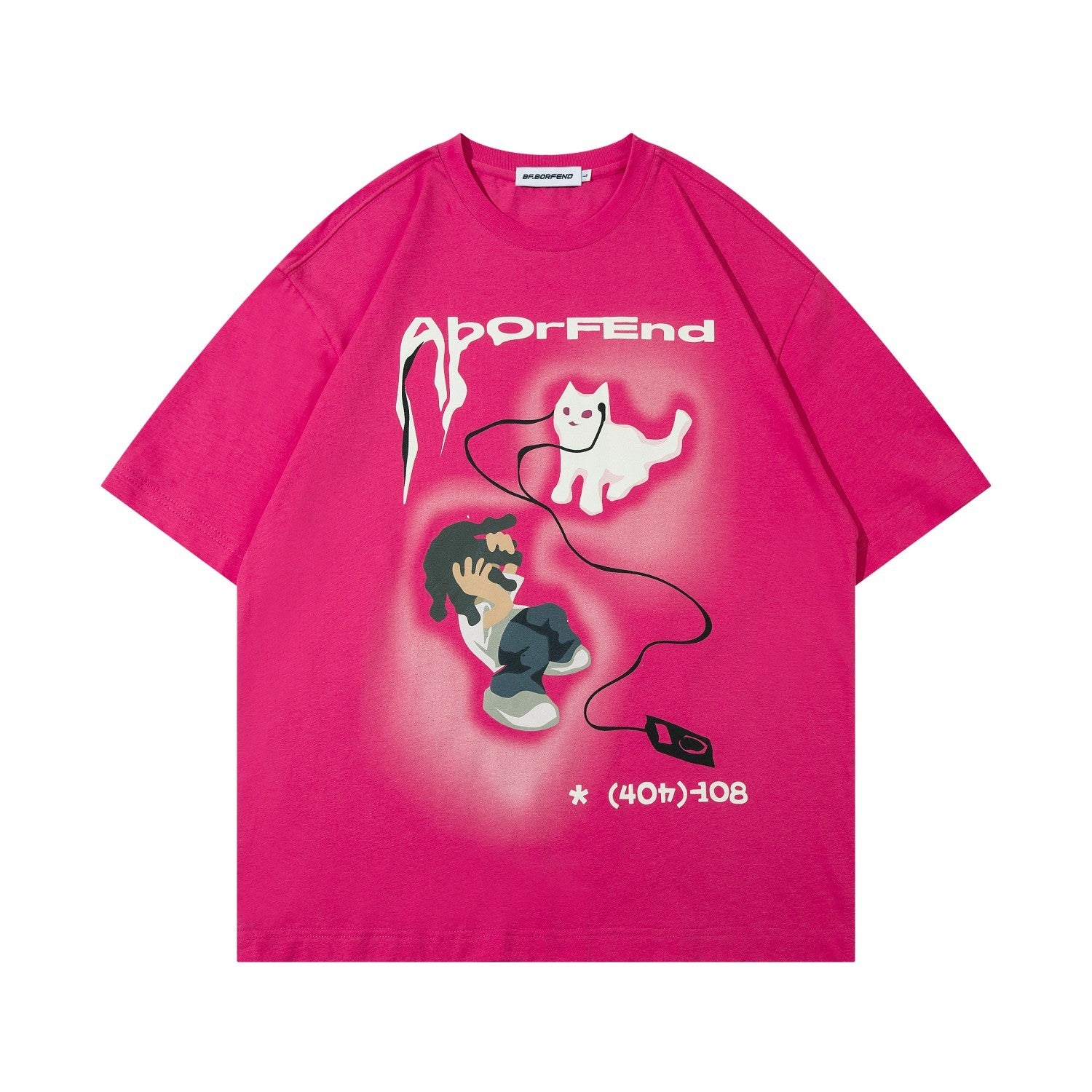 Round Neck Short Sleeve T-shirt Men And Women Loose