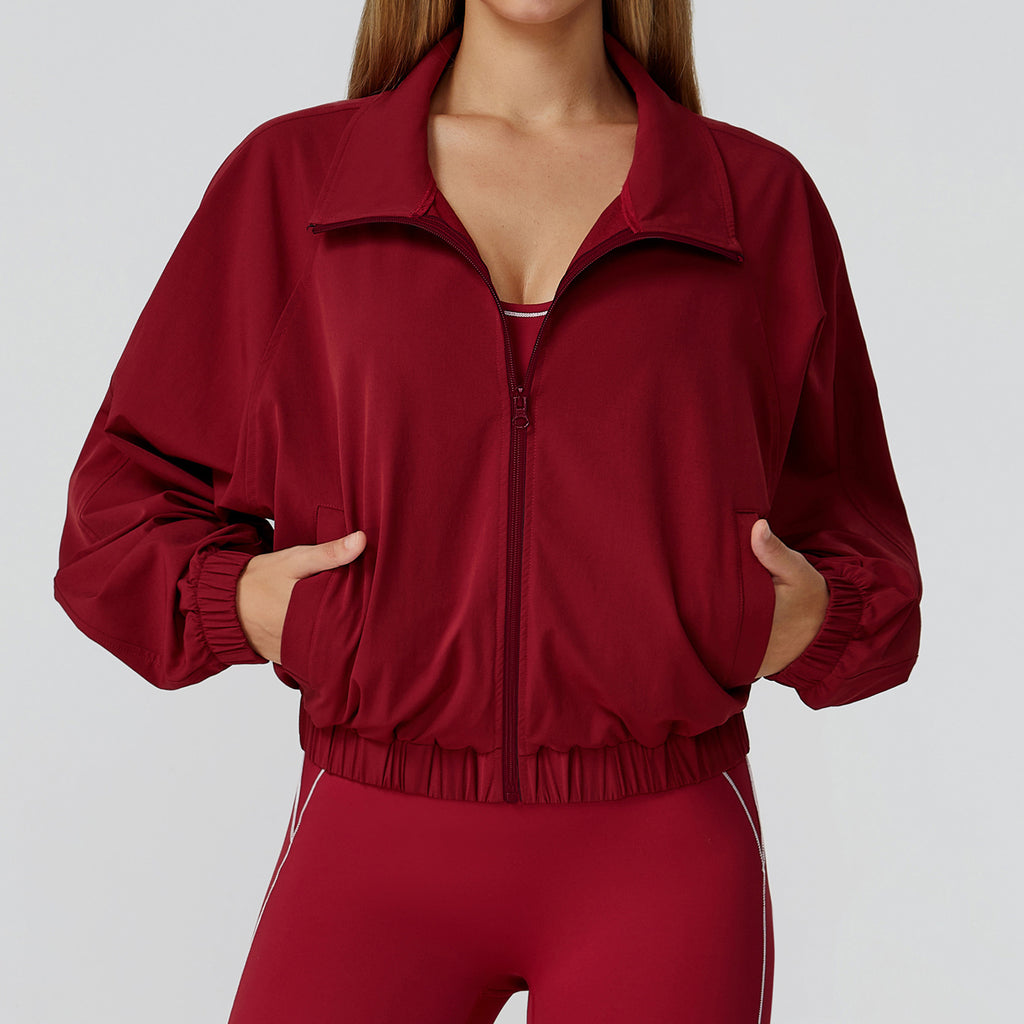 European And American Quick-drying Stand Collar Sports Jacket