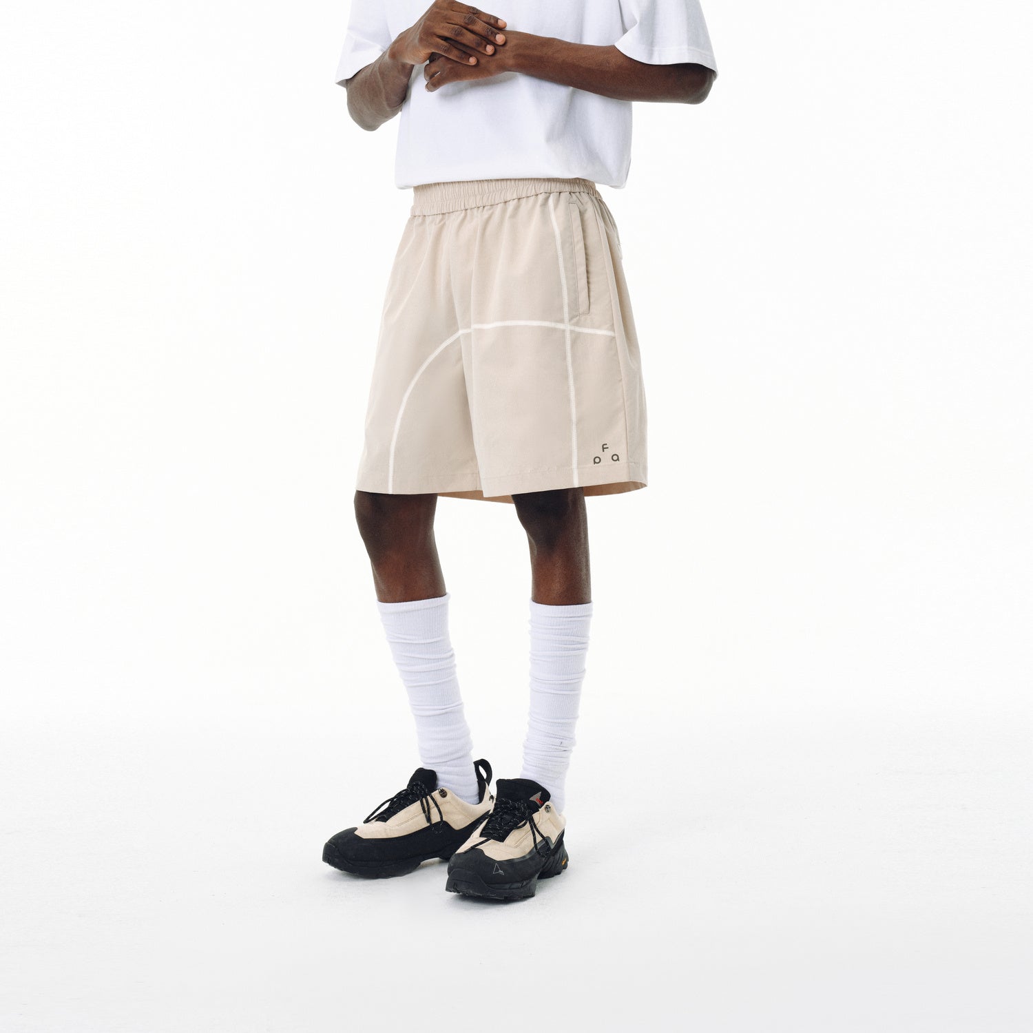 Retro Popular Functional Drawstring Shorts Beach Pants