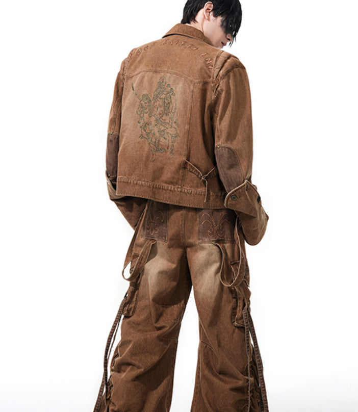 Vintage Denim Men's Spring Short Jacket