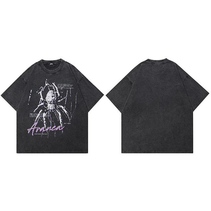 Fashion Brand Washed Old Loose T-shirt