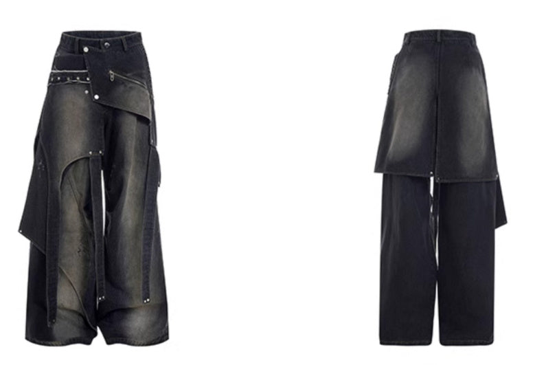 Original Niche Deconstruction Worn Jeans