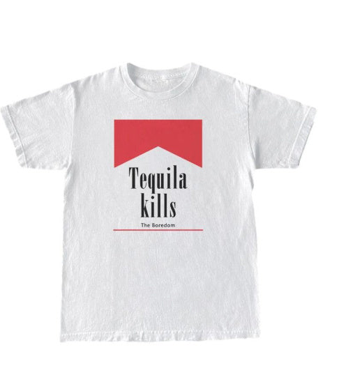 Enjoy Tequila Retro Graphic Tees Women Cute Funny Alcoh