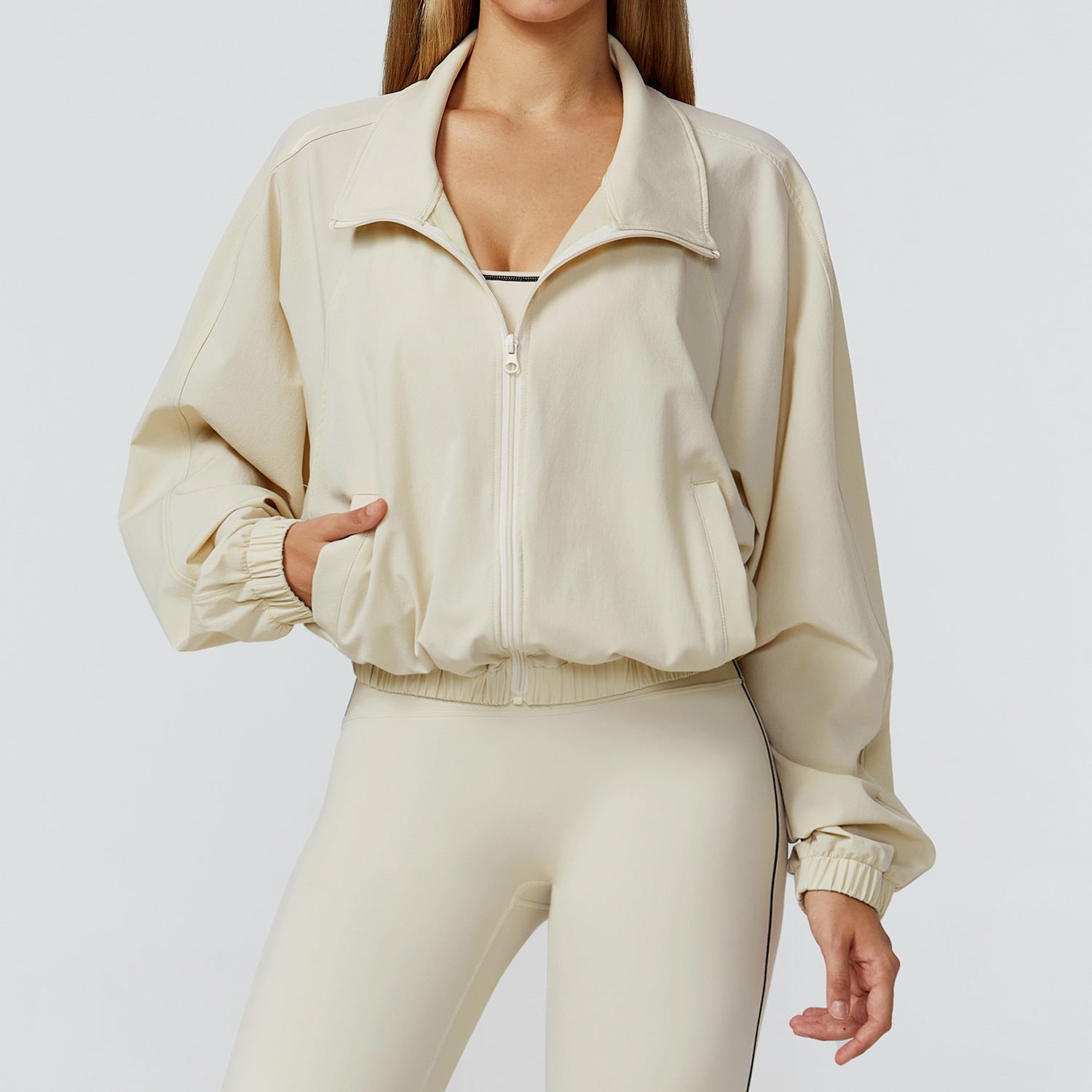 European And American Quick-drying Stand Collar Sports Jacket